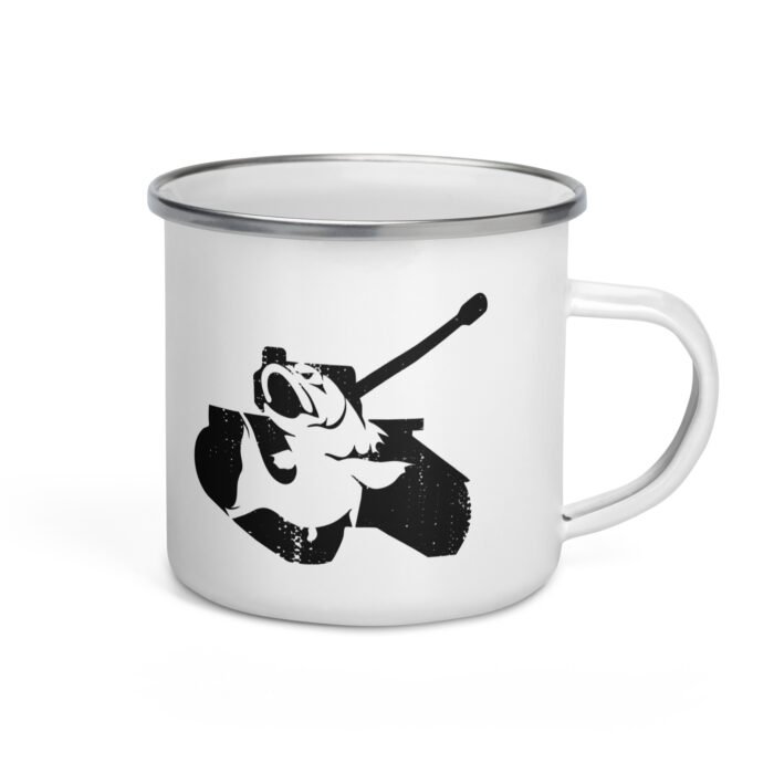 Fish Tank Enamel Mug