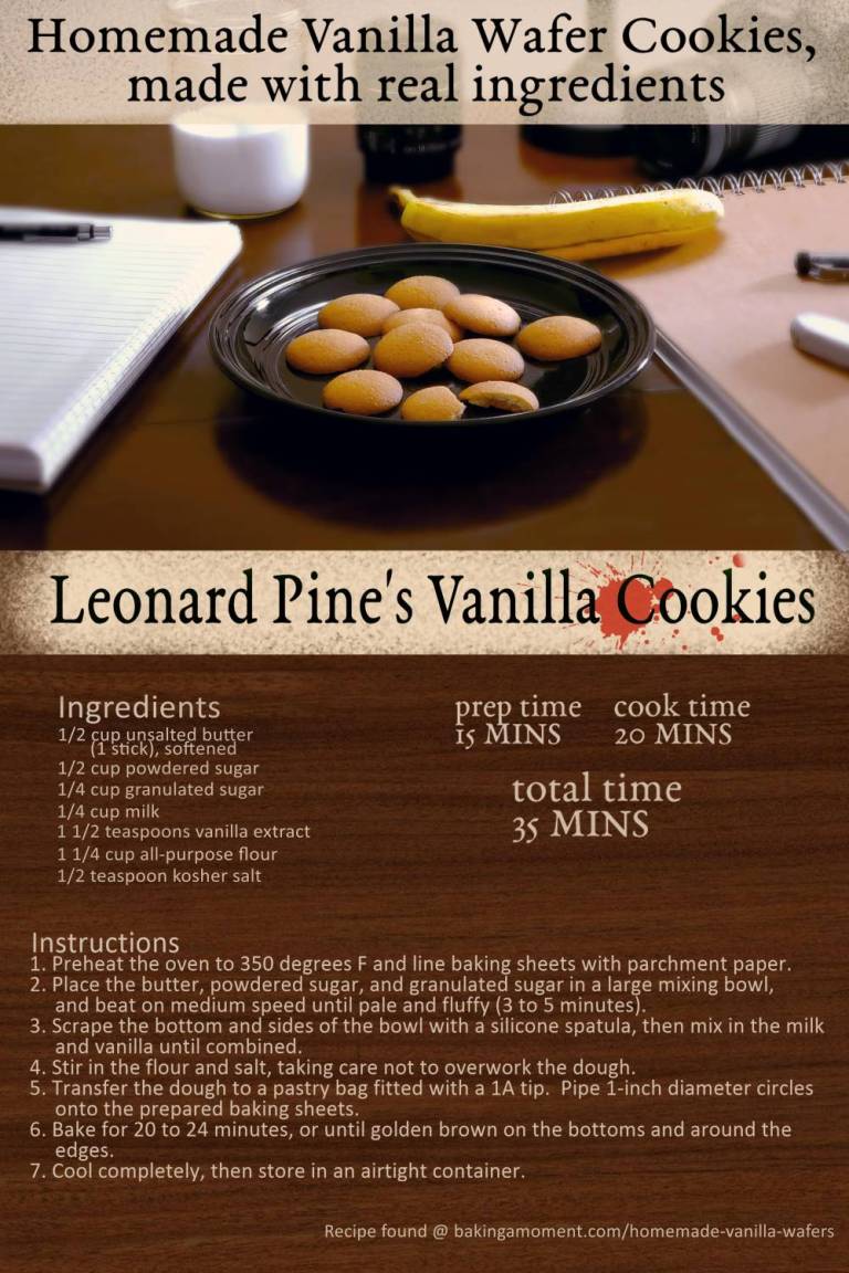 Leo p vanilla cookie magazine page recipe