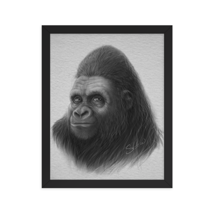 "Squatch" Framed poster 11"x14"