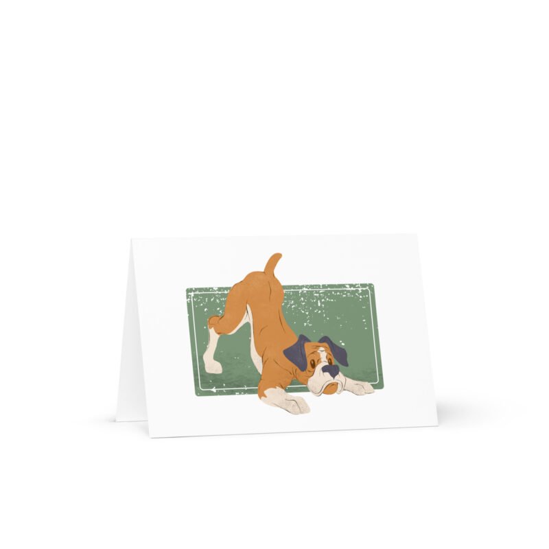 Boxer dog Greeting card