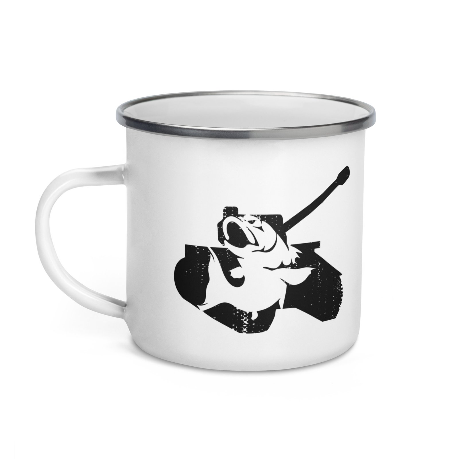 Fish Tank 12oz Enamel Mug