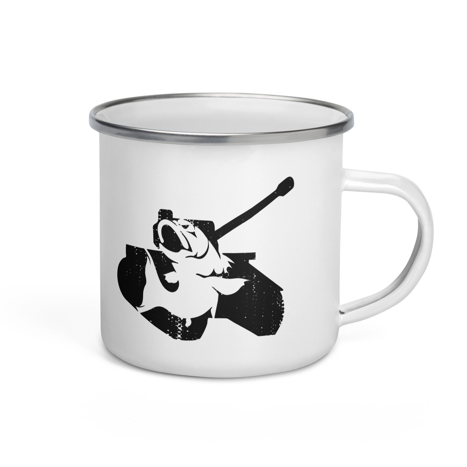 Fish Tank 12oz Enamel Mug - Image 2